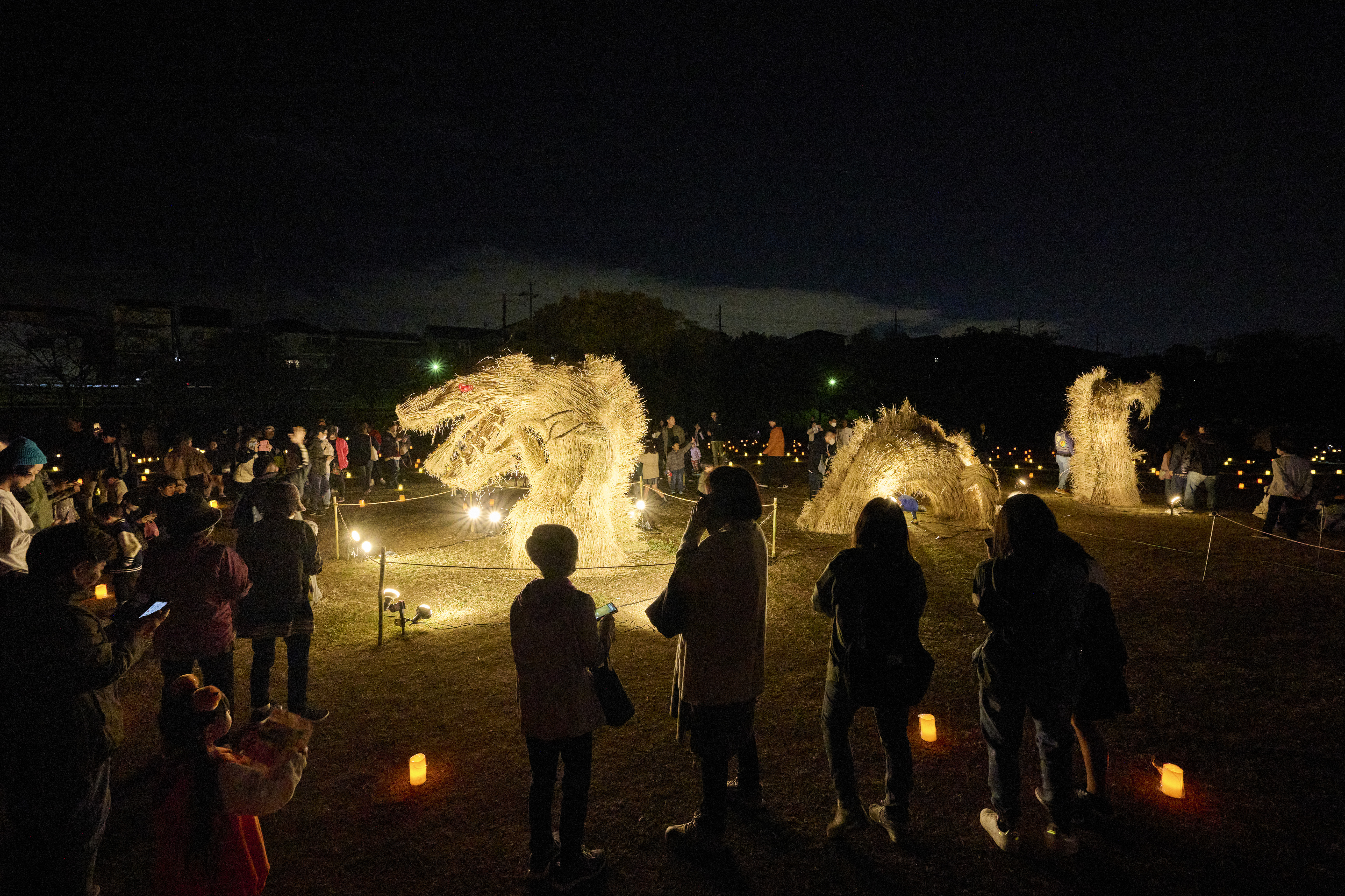 高倉とんど保存会の展示